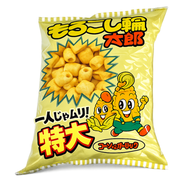 もろこし輪太郎 １袋～　＃130  香ばしいコーンの風味とガーリック