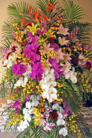 【43】　スタンド花　2段