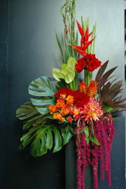 【45】　スタンド花　1段