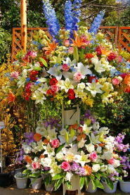 【48】　スタンド花　2段