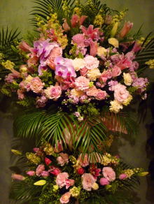 【49】　スタンド花　2段