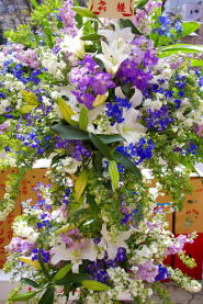 【51】　スタンド花　2段