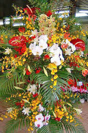 【54】　スタンド花　2段