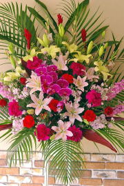 【72】　スタンド花　1段