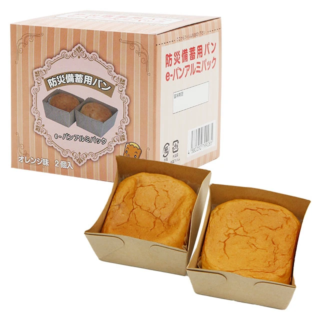 ヨコエ　防災備蓄用パン　e-パン　オレンジ