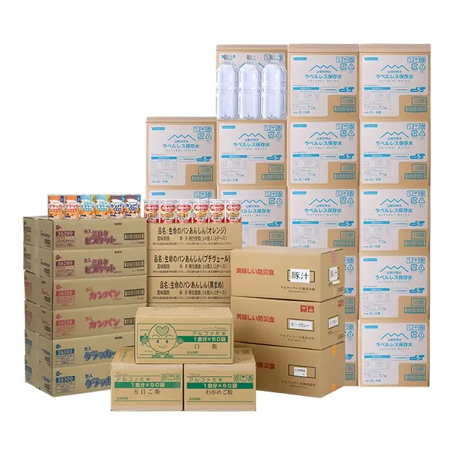 非常用食料セット　3日間50人滞在用