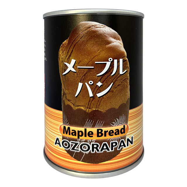 7年保存缶詰パン　メープル　缶