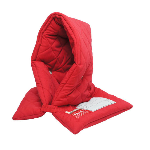 facil 中高生用プレミアム防災ずきん　レッド