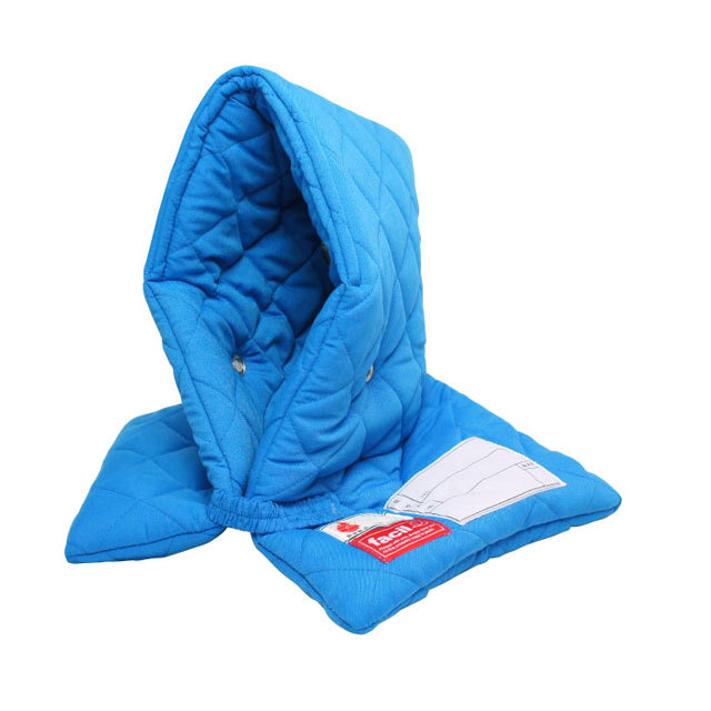 facil 中高生用プレミアム防災ずきん　ブルー