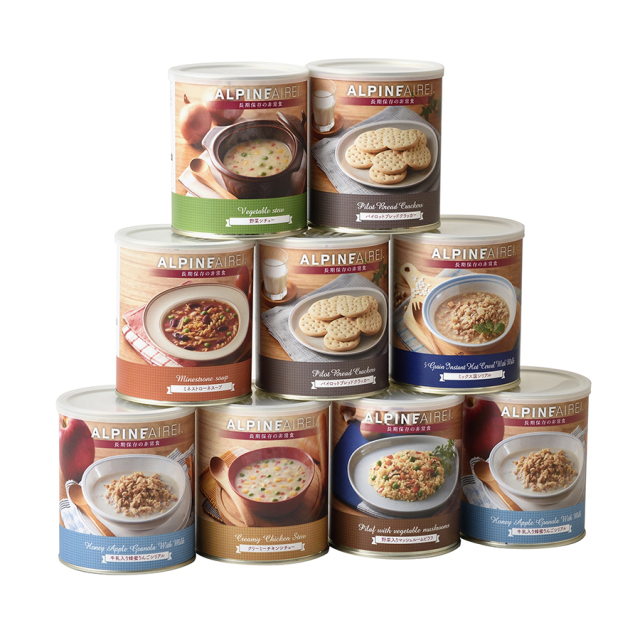 アルパインエア　3日間食糧セット　缶