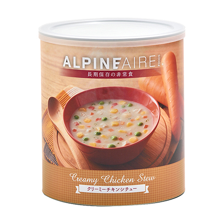 アルパインエア 徳用缶 セイフティセット チキンシチュー&クラッカー  