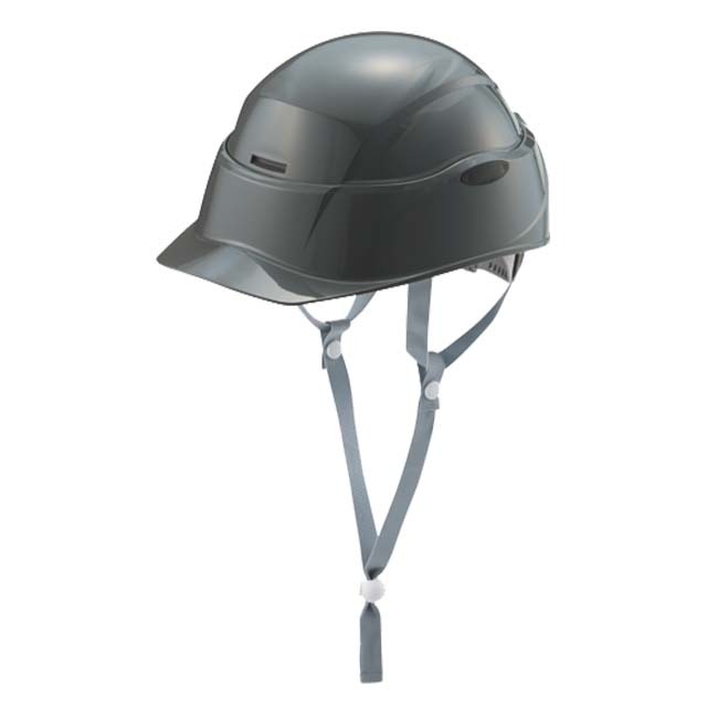 オフィス防災用回転式ヘルメット　Crubo　３個入り　ダークグレー