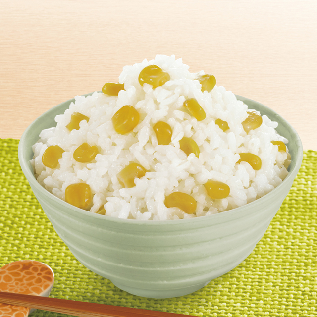 安心米とうもろこしご飯4
