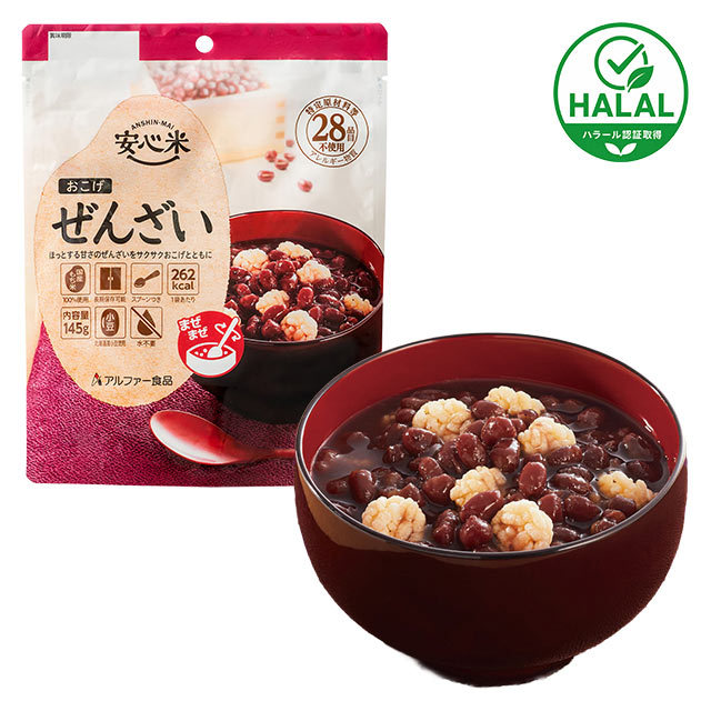 安心米　おこげ　ぜんざい