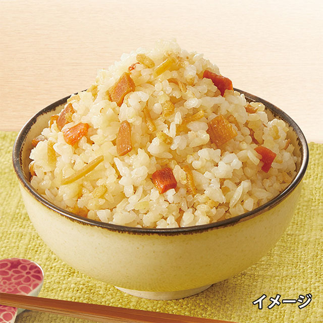 安心米　しょうがご飯　盛り付け例