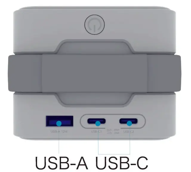 ASAGAO アスモ　モバイルバッテリー上部