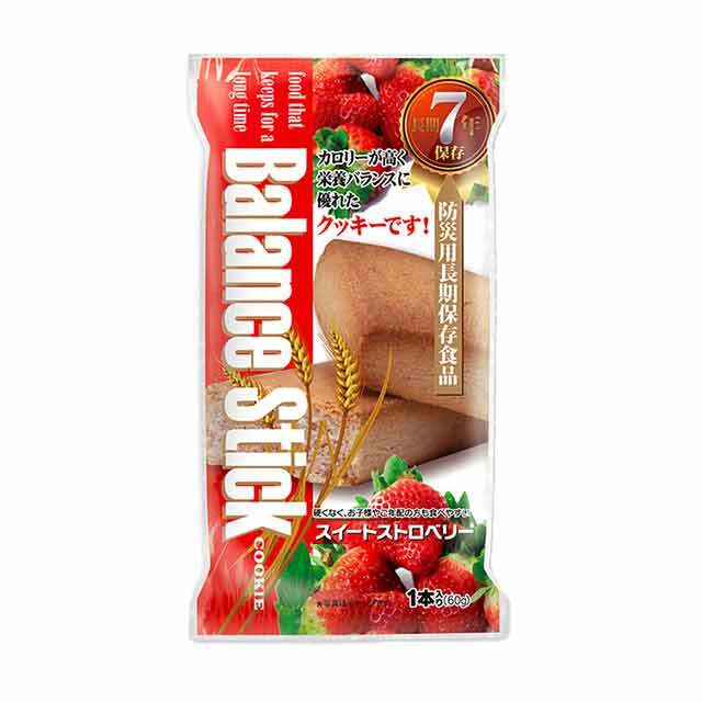 Balance Stick バランススティック クッキー スイートストロベリー 100袋入7年保存 おからパウダー配合 食物繊維豊富 硬くなく食べやすい♪ 国産品