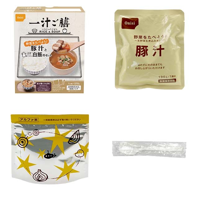 一汁ご膳　豚汁