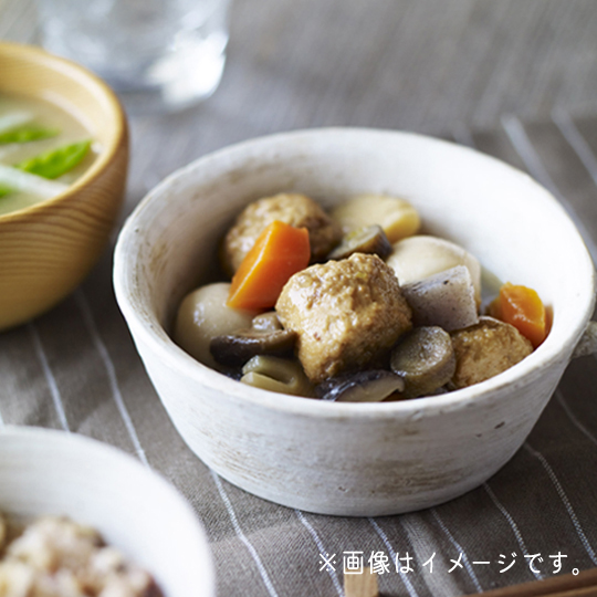 IZAMESHI　名古屋コーチン入りつくねと野菜の和風煮2