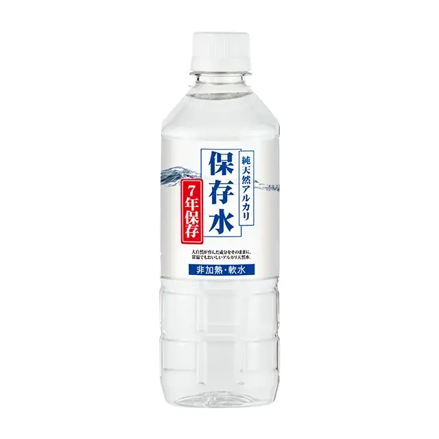 純天然アルカリ保存水　500ml