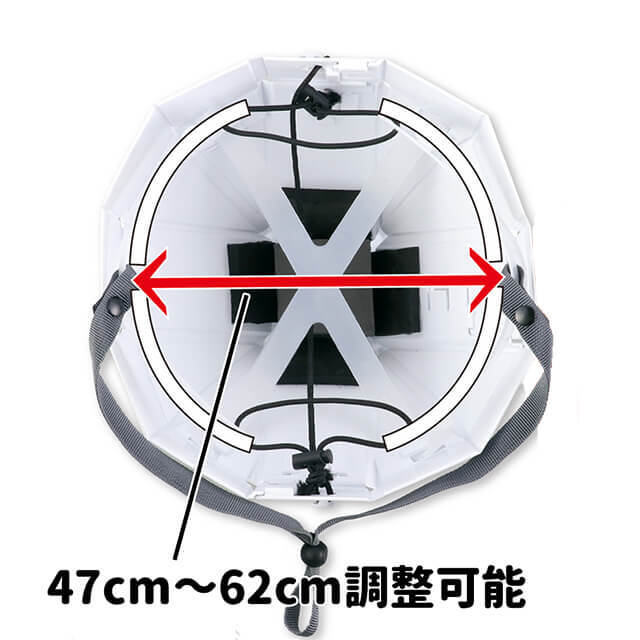 折りたたみヘルメット　カサヘル　