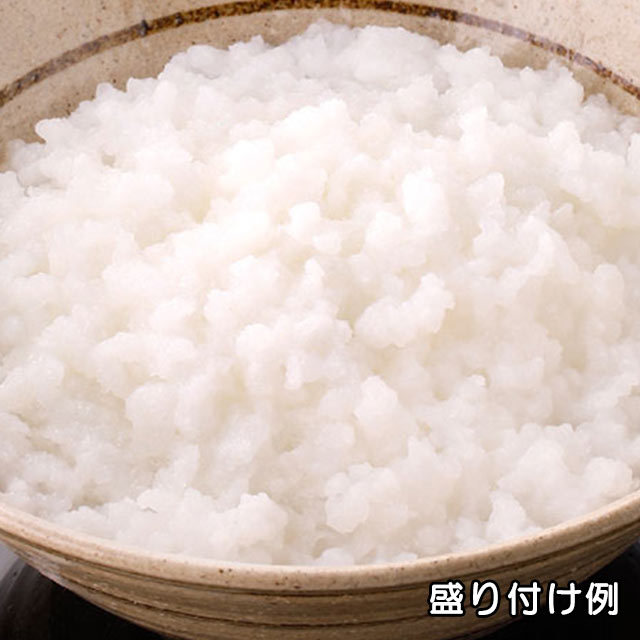 ロングライフフーズ　備蓄やわらかごはん　盛り付け例