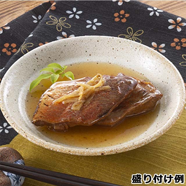 美味しい防災食　赤魚の煮付