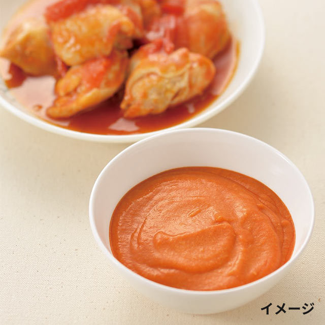 おいしくミキサー 鶏肉のトマト煮