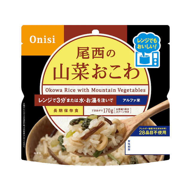 尾西　レンジプラス　山菜おこわ