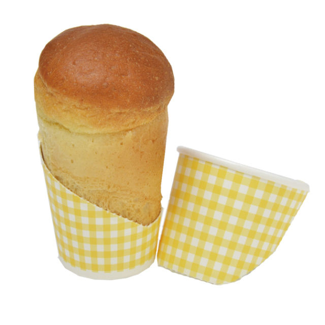 紙コップパン　バター
