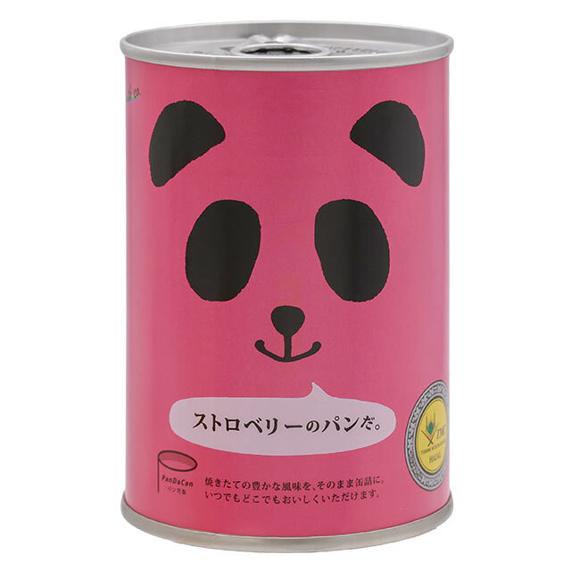 パンだ缶　ストロベリー　缶