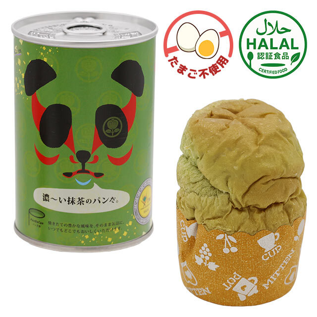 パンだ缶　濃～い抹茶パン　メイン画像