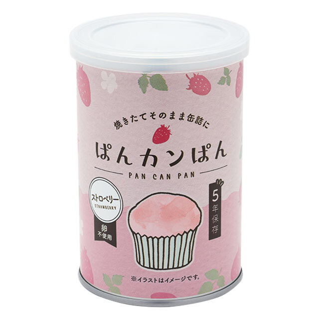 ぱんカンぱん　いちご　缶