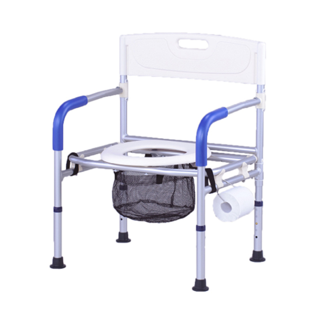 手すり付きポータブルトイレワイドタイプ　特徴