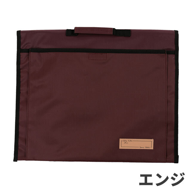 トップカバー　ポケット付き　エンジ