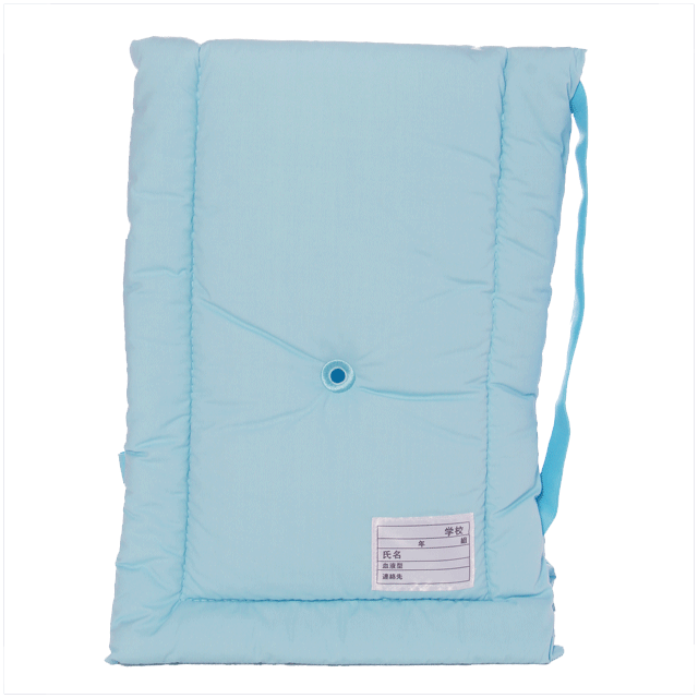 大明企画　防炎タイプずきん　ブルー