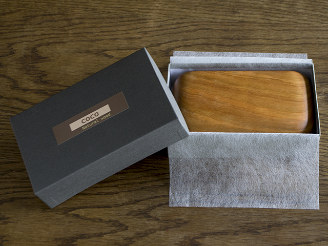 木製バターケース （サクラ×ウォルナット） 木工作家：冨田聡子【工房