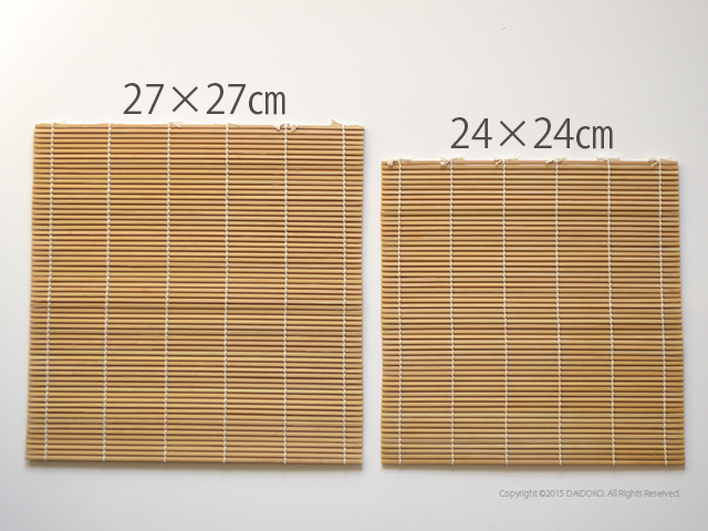 巻きす 尺8寸/27×27cm 天然竹 大分県