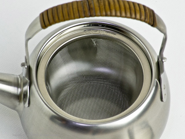 須藤 常滑焼急須】灰釉平型急須 (藤田徳太) - 日本茶専門店YUGEN