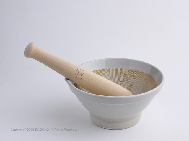 vintage mortarヴィンテージ モルティエ すり鉢 アンティーク すりこぎ モルティエ/L（白） スタジオエム vintage mortar