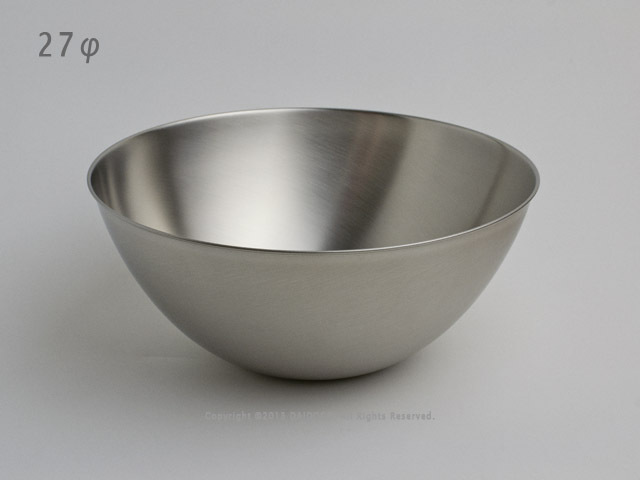柳宗理（ヤナギ ソウリ）ステンレスボウル27cm（ステンレスボール）