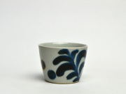 キハラ　呉須草花　そば猪口