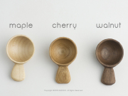 作家が作った木のコーヒーメジャー
