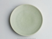 taro-cobo】太郎工房/竹之内太郎 グリーンシリーズ 平鉢φ13.0cm 益子焼