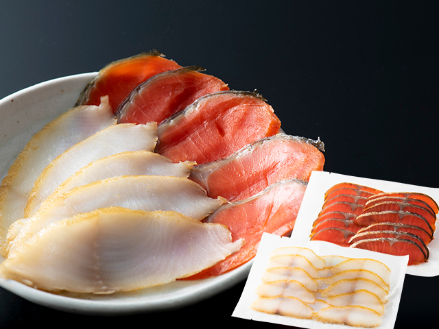 紅鮭温燻100g 銀だら燻製100ｇ