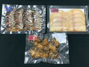 ★石川テレビで紹介されました｜燻製３種セット｜つぶ・にしん・銀だら 各100g