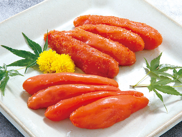 丸鮮のたらこと昆布味明太子セット