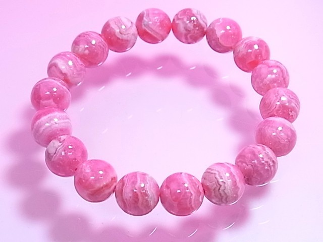 ルチル インカローズブレスレット 水晶クラスター レア天然石と