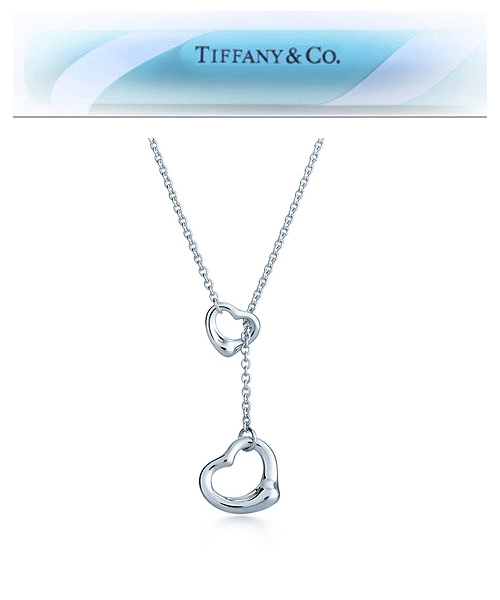 TIFFANY & Co. ［ティファニー］ ダブル オープン ハート ラリアット 