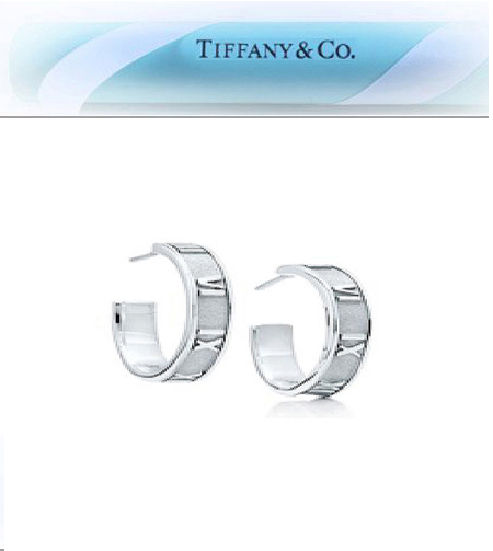 ティファニー　TIFFANY & Co. アトラス フープ ピアス 並行輸入品　【送料無料】